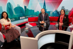 Pauline appearing on BBC Politics East Midlands