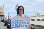 Pauline Latham OBE MP during GBR campaign