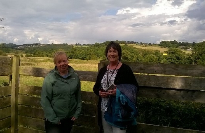 Pauline Latham OBE MP visits the Derbyshire Wildlife Trust