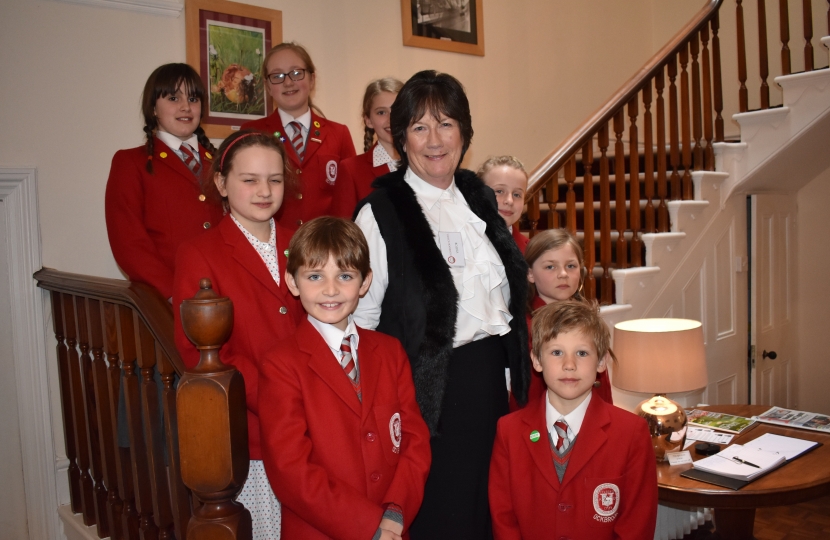 Pauline Latham OBE MP visits Ockbrook School