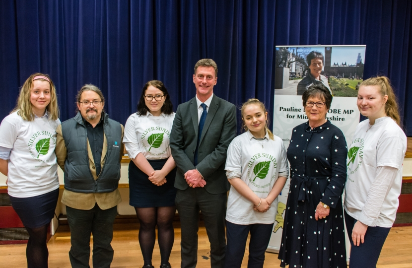 Pauline Latham OBE MP hosted a Loneliness event at Ecclesbourne School, Duffield on Friday 25th January 2019.