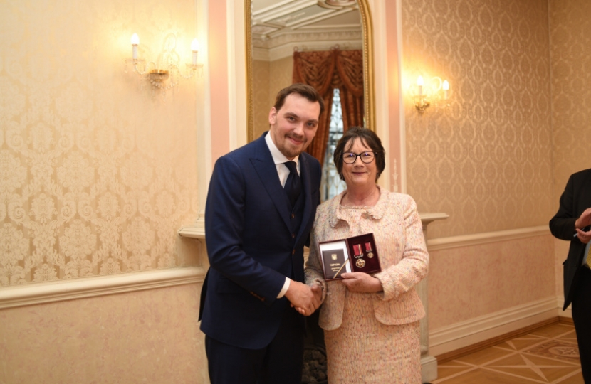 Pauline awarded the Ukrainian Order of Merit 