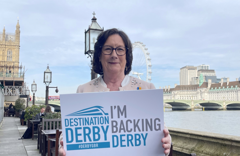 Pauline backing Derby's bid for GBR HQ