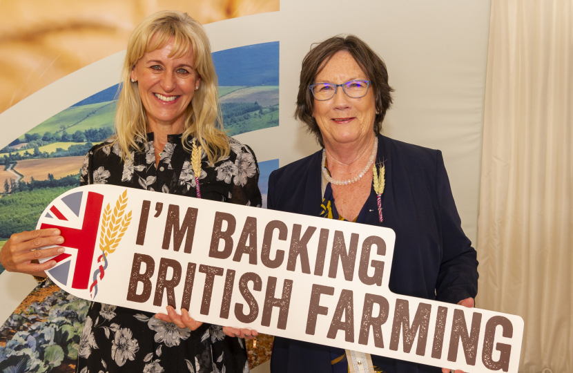 Pauline supporting British Farming Day