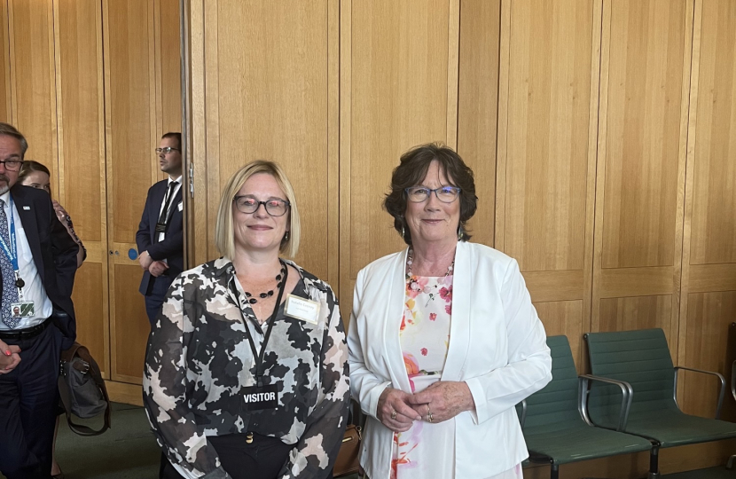 Pauline meeting with Natalie Ceeney CBE of the Cash Action Group