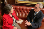 Pauline Latham OBE MP meeting with Lord Parkinson