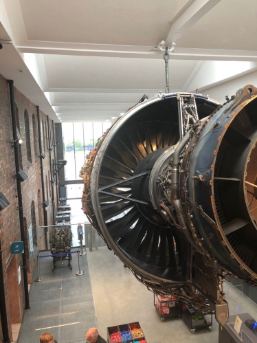 Rolls Royce engine at Museum of Making