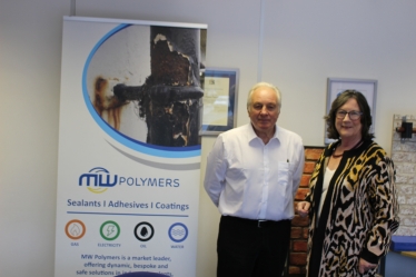 Pauline Latham OBE MP visiting MW Polymers