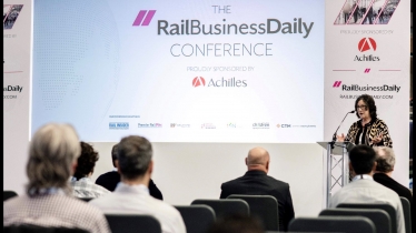 Pauline Latham OBE MP speaking at Rail Forum Derby