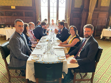 Lunch with Ukrainian Deputy Speaker and fellow parliamentarians