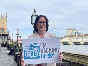 Pauline Latham OBE MP supporting Derby's GBR bid