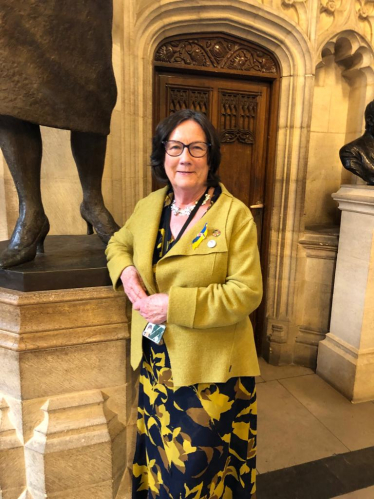Pauline Latham OBE MP after Royal Assent